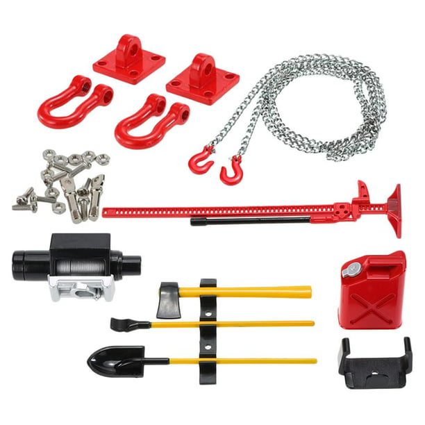 Rc car scale crawler accessories tool kit with winch